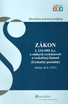 Zákon exekučný poriadok účinný od 4. 1. 2012