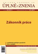 Zákonník práce ÚZZ 34 2011 k 2.8.2011