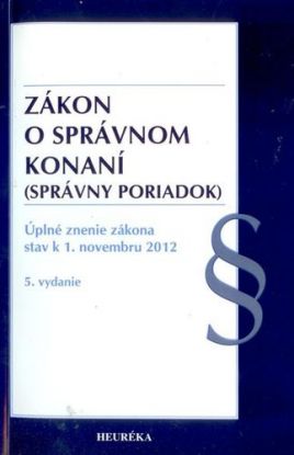 Zákon o správnom konaní 5. vydanie