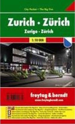 Zurich 1:10 000 - plán centra