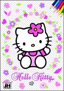 Hello Kitty omalovánka