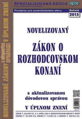 NZ 7 2015 o rozhodcovskom konaní