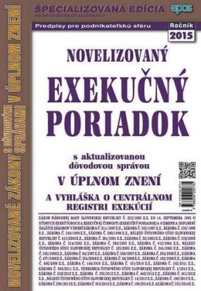 NZ 6 2015 Exekučný poriadok