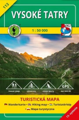 Vysoké Tatry - TM 113 - 1: 50 000