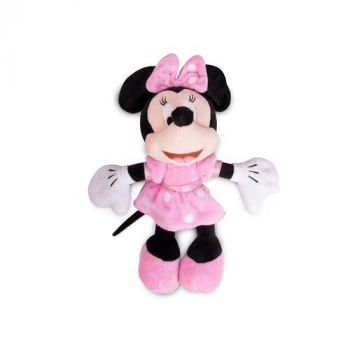 Plyšová hračka Disney: Minnie s ružovými šatičkami 25cm