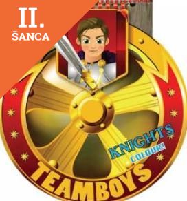 Lacná kniha Teamboys Knights Colour! - štít