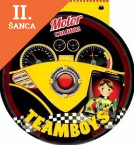 Lacná kniha Teamboys Motor Colour! - volant