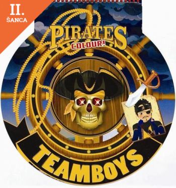 Lacná kniha Teamboys Pirates Colour! - kormidlo