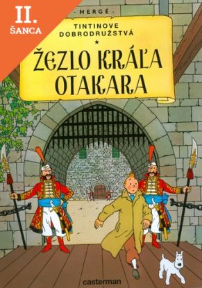 Lacná kniha Tintinove dobrodružstvá-Žezlo kráľa Otakara