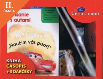 Lacná kniha Uč sa s nami - Písanie s autami (kufrík)