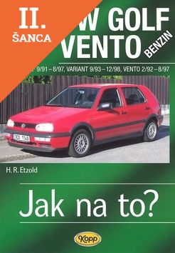 Lacná kniha VW GOLF III/VENTO benzin 9/91 - 12/98 Jak na to? č. 19