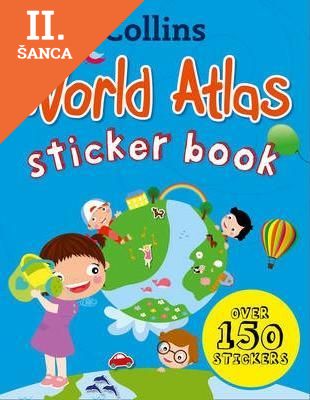 Lacná kniha World Atlas Sticker Book