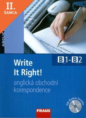 Lacná kniha Write It Right!+CD B1-B2 anglická obchodní korespondence