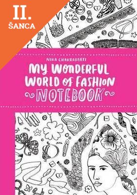 Lacná kniha Wonderful World of Fashion Notebook