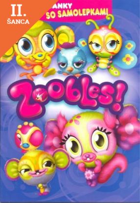 Lacná kniha Zoobles - Hádanky so samolepkami