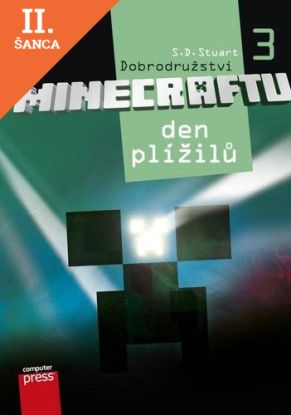 Lacná kniha Dobrodružství Minecraftu 3 - Den Plížilů