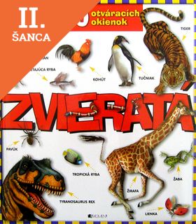 Lacná kniha Zvieratá-100 otváracích okienok