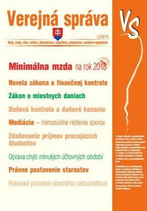 Verejná správa 1 2015