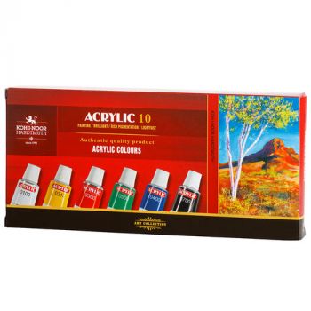 Akryl farba set KOH-I-NOOR 16 ml 10 ks