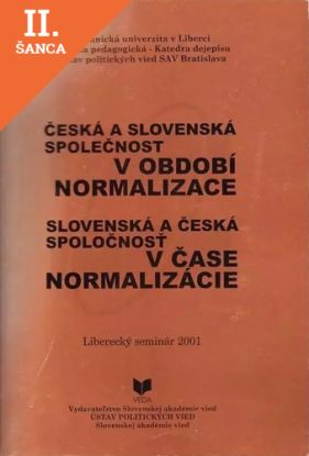 Lacná kniha Česká a slovenská společnost v období normalizace