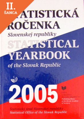Lacná kniha Štatistická ročenka SR 2005 + CD