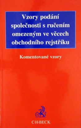 Vzory podání s.r.o. ve věcech obchodního rejstříku