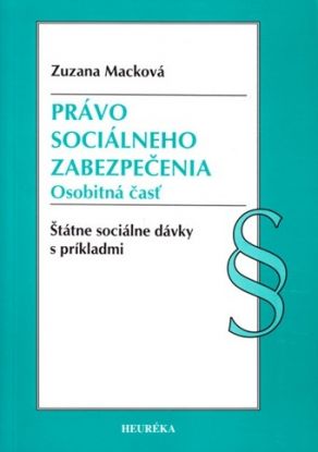 Právo sociálneho zabezpečenia - Osobitná časť