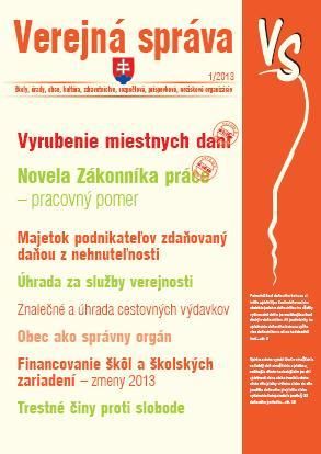 Verejná správa 1 2013