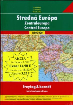 STREDNA EUROPA 1:500 000 AUTO
