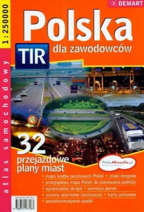 Poľsko - nákladný atlas 1:250 000
