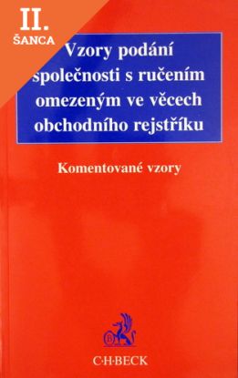 Lacná kniha Vzory podání s.r.o. ve věcech obchodního rejstříku