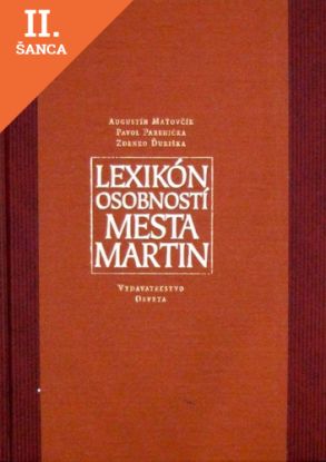 Lacná kniha Lexikón osobností mesta Martin