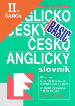 Lacná kniha Anglicko český česko-anglický slovník basic
