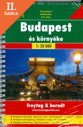 Lacná kniha BUDAPEST 1:20000 SPIRALA