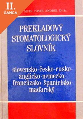 Lacná kniha Prekladový stomatologický slovník