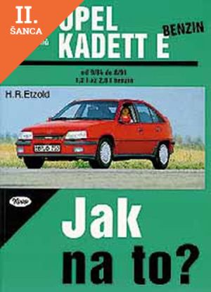Lacná kniha OPEL KADETT E benzin 9/84 - 8/91 č. 7