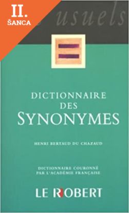 Lacná kniha Dictionnaire Des Synonymes Poche