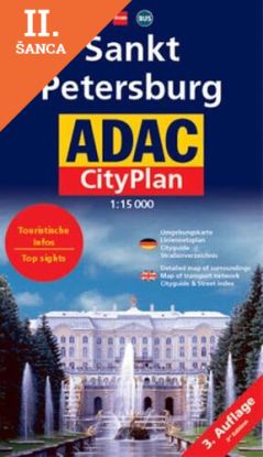 Lacná kniha Sankt Petersburg 1:15 TIS.ADAC