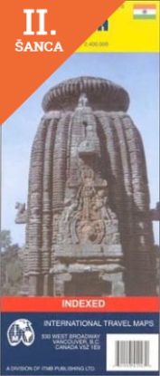 Lacná kniha India Travel Map