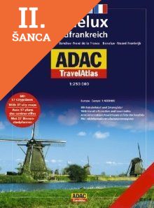 Lacná kniha Benelux - Autoatlas 1:250 000