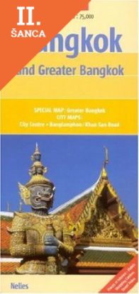Lacná kniha Bangkok a okolie 1:15 000