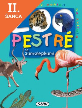 Lacná kniha Zoo pestré se samolepkami zelené