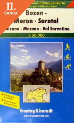 Lacná kniha Bozen - Meran - Sarntal 1: 50 000, TM WKS1