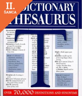 Lacná kniha DICTIONARY THESAURUS