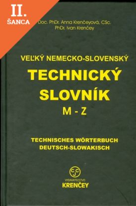 Lacná kniha Veľký nemecko-slovenský technický slovník M-Z 2.diel