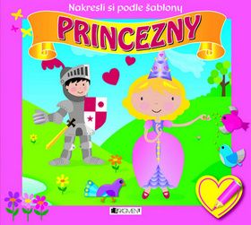 Princezny - Nakresli si podle šablony