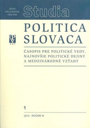 Studia Politica Slovaca 1/2010 - Ročník III