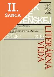 Lacná kniha Zborník matice slovenskej ročník 1. 2010
