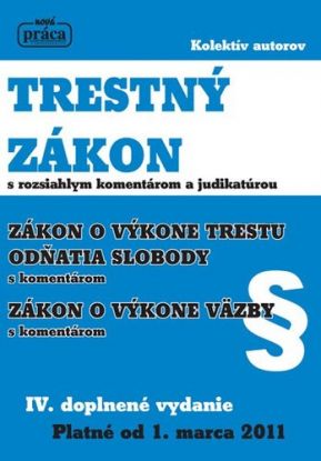 Trestný zákon IV. vydanie