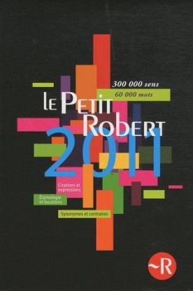 Le Petit Robert 2011 Livre Coffret